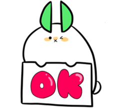 Yuki Usagi Maru Sticker sticker #14722262