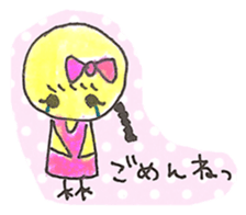 Omase na hina tachi sticker #14722943