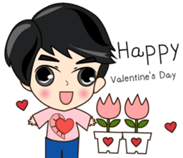 P'Peng Happy Valentine's Day 2017 sticker #14722952