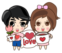 P'Peng Happy Valentine's Day 2017 sticker #14722953