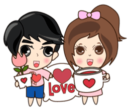 P'Peng Happy Valentine's Day 2017 sticker #14722953