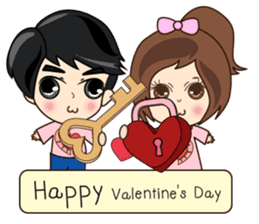 P'Peng Happy Valentine's Day 2017 sticker #14722965