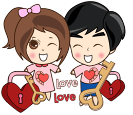 P'Peng Happy Valentine's Day 2017 sticker #14722969