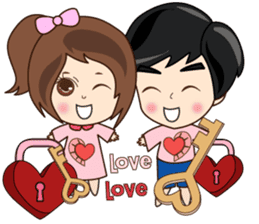 P'Peng Happy Valentine's Day 2017 sticker #14722969
