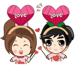 P'Peng Happy Valentine's Day 2017 sticker #14722981