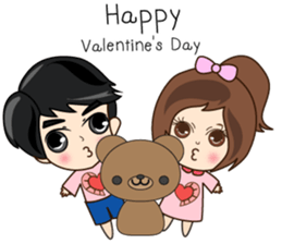 P'Peng Happy Valentine's Day 2017 sticker #14722985