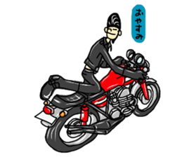 riders man 6 sticker #14723135