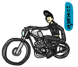 riders man 6 sticker #14723136