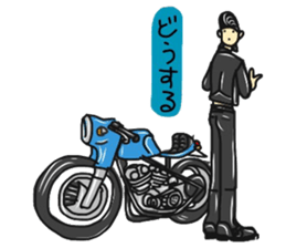 riders man 6 sticker #14723138