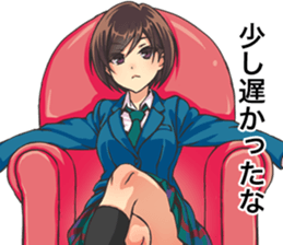 2nd grade syndrome girls sticker #14723366