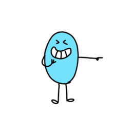 crazy blue sticker #14723524