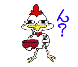 Buzzy chicken sticker #14724033