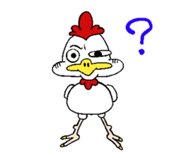 Buzzy chicken sticker #14724036