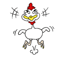 Buzzy chicken sticker #14724042