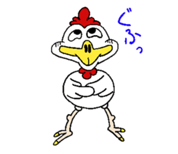Buzzy chicken sticker #14724047