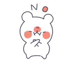 Polar bear YUKITI sticker #14724762