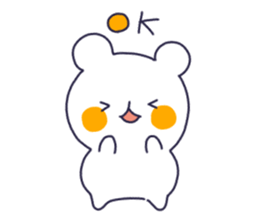 Polar bear YUKITI sticker #14724763