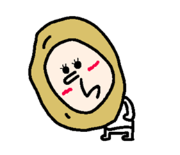 Three vegetables(English) sticker #14724785