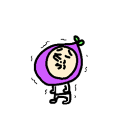 Three vegetables(English) sticker #14724790