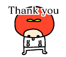 Three vegetables(English) sticker #14724793