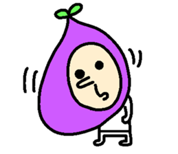 Three vegetables(English) sticker #14724803