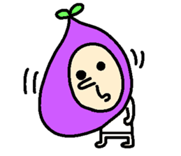 Three vegetables(English) sticker #14724803