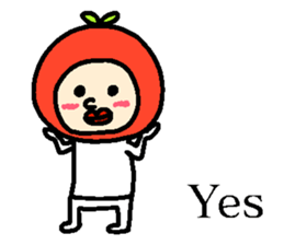 Three vegetables(English) sticker #14724805