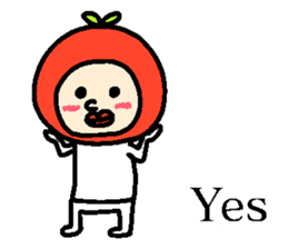 Three vegetables(English) sticker #14724805