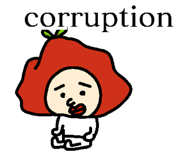 Three vegetables(English) sticker #14724806