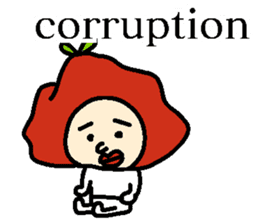 Three vegetables(English) sticker #14724806