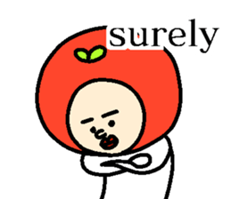 Three vegetables(English) sticker #14724809