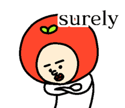 Three vegetables(English) sticker #14724809