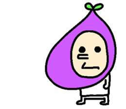 Three vegetables(English) sticker #14724815