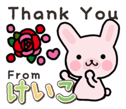 Ham-Usa for Keiko sticker #14724945