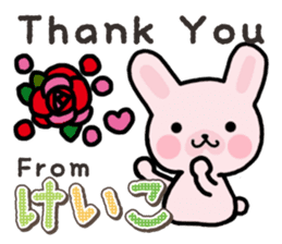 Ham-Usa for Keiko sticker #14724945