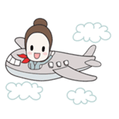 Stewardess diary sticker #14725086