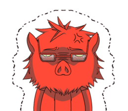 Mr. Ino & Ms. Mono sticker #14725128