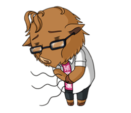 Mr. Ino & Ms. Mono sticker #14725146