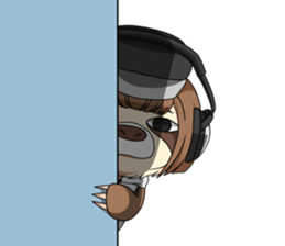 Mr. Ino & Ms. Mono sticker #14725154