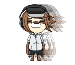 Mr. Ino & Ms. Mono sticker #14725163