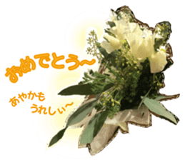 Ayaka Sticker only for flowers photos sticker #14725373