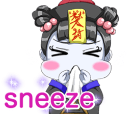 Lovely Loose Fuw Baby Vampire English sticker #14725375