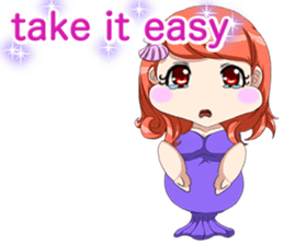 Lovely Loose Fuw Baby Vampire English sticker #14725377