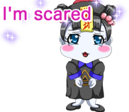 Lovely Loose Fuw Baby Vampire English sticker #14725379