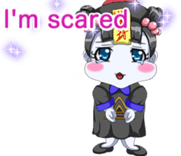 Lovely Loose Fuw Baby Vampire English sticker #14725379