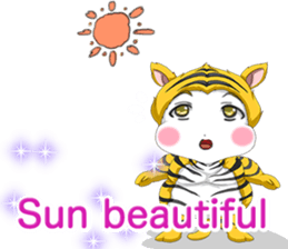 Lovely Loose Fuw Baby Vampire English sticker #14725380