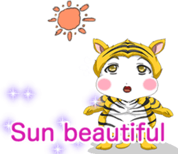 Lovely Loose Fuw Baby Vampire English sticker #14725380