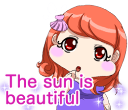 Lovely Loose Fuw Baby Vampire English sticker #14725381