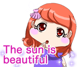 Lovely Loose Fuw Baby Vampire English sticker #14725381