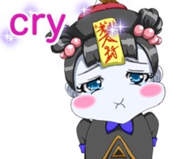 Lovely Loose Fuw Baby Vampire English sticker #14725383